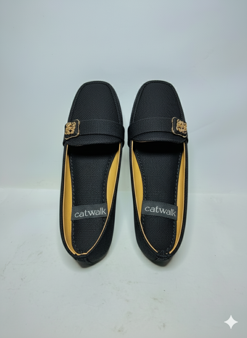 Stylish Light Brown Textile Loafers for Everyday Wear.