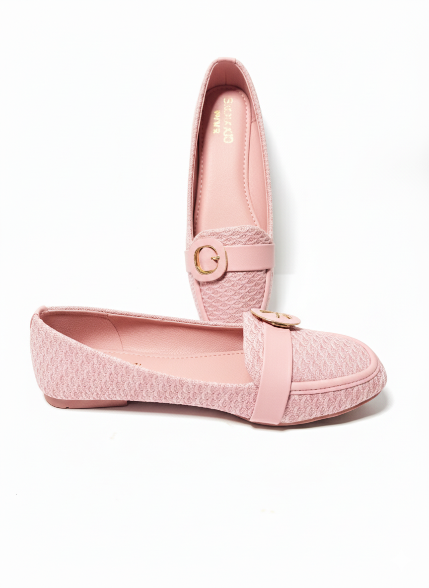 Elegant Light Pink Flats for Women
