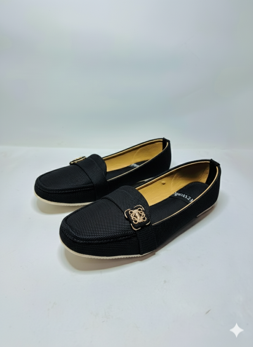 Stylish Olive Green Textile Loafers for Everyday Wear.
